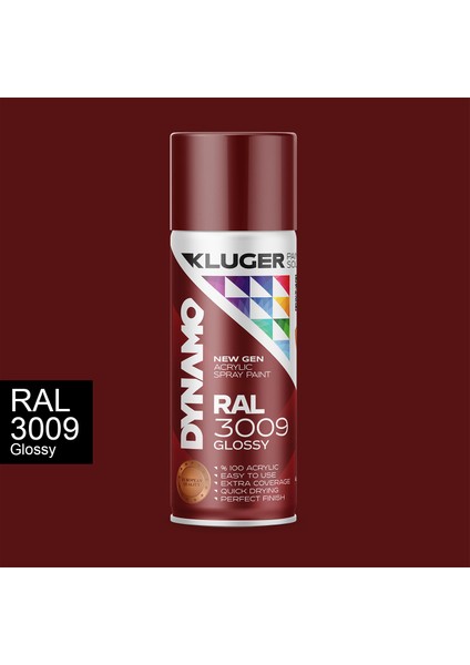 Oksit Kırmızı Spey Boya Ral 3009