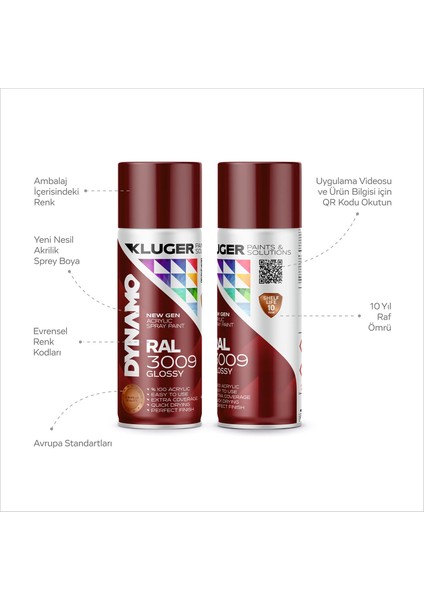 Oksit Kırmızı Spey Boya Ral 3009 fiyatları