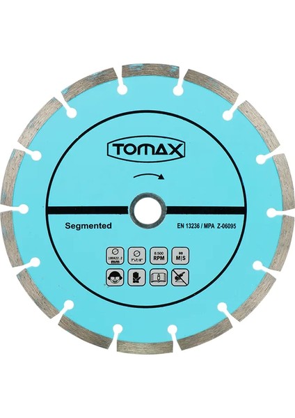 Segmentli Elmas Beton Kesici Disk - 115X2,0X22