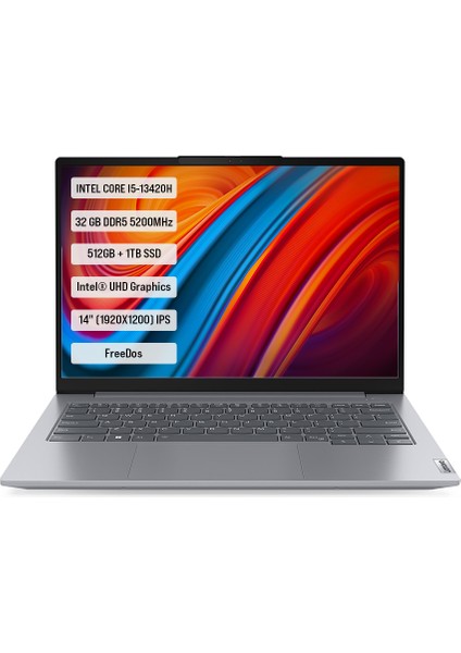ThinkBook G6 IRL 21KG00UCTR-05 i5-13420H 32GB 512GB+1TB SSD WUXGA 14" IPS FreeDos Taşınabilir Bilgisayar