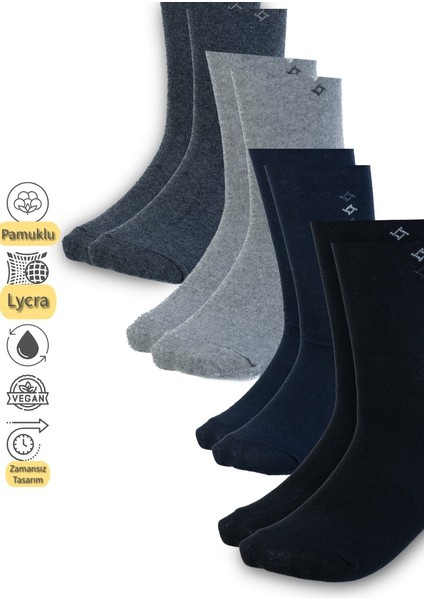 Erkek Soket Çorap 4 Lü Pamuklu Rahat Takviyeli Terletmez Kaymaz Koku Yapmaz OTEC25OZRNMOD31 fiyatları