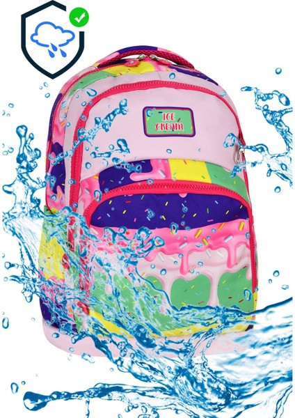 Renkler Dondurma Okul Çantası + Termal Beslenme + Kalemlik Leylek Çanta Ilkokul Çantası Sırt Çanta indirimleri