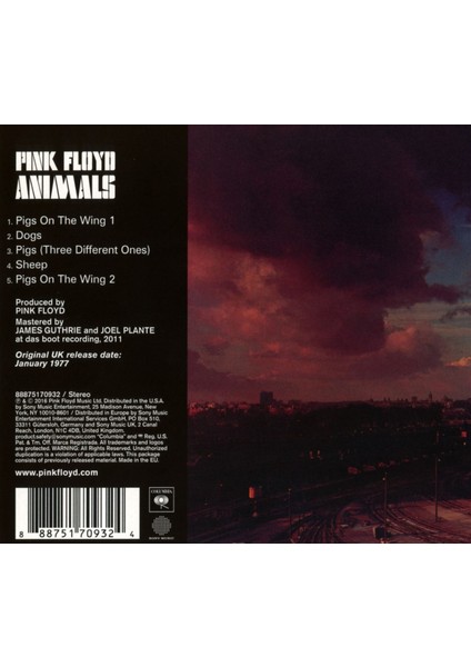 Pink Floyd - Animals - CD fiyatları