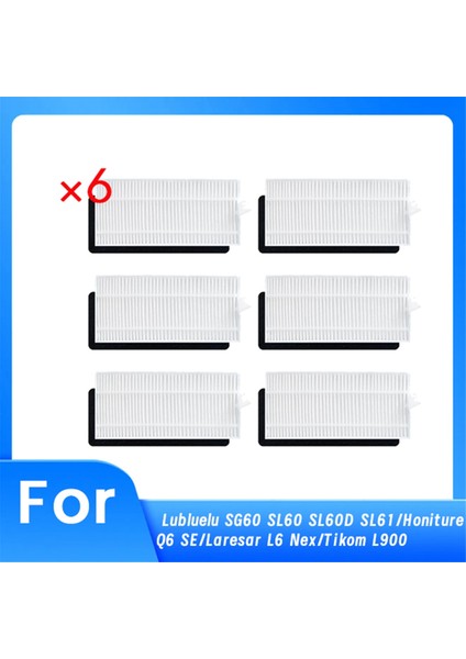 Lubuelu SG60 SL60 SL60D SL61/LARESAR L6 Nex Robot Vakum Filtresi Temizleyici Parçaları Değiştirme (Yurt Dışından)