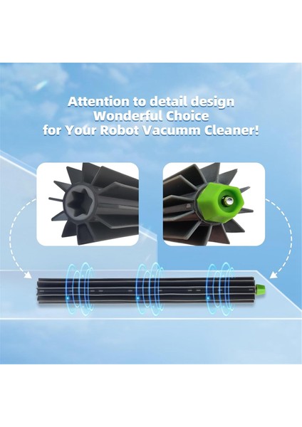 Roborock Qr 798 / Qr 598 / Roborock Qv 35A Vakum Parçaları Ana Rulo Yan Fırça Hepa Filtre Mop Bez Toz Çantası (Yurt Dışından) modelleri