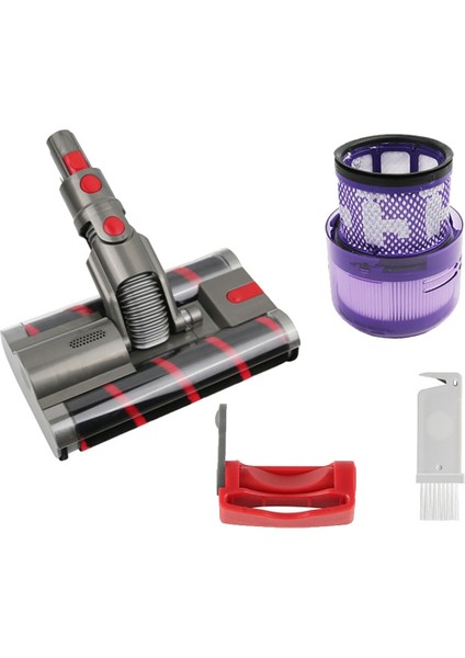 Dyson SV21 Için Çift Silindir Fırça + SV21 Filtre + Anahtar Kilit Seti (Yurt Dışından) fırsatları