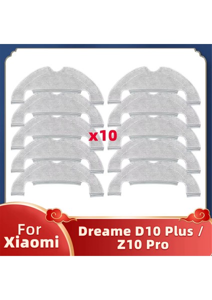 Dream D10 Plus Robot Vakum Süpürgesinin Paspas Bezlerini Verimli Bir Şekilde Temizler ve Parçaları Değiştirir (Yurt Dışından)