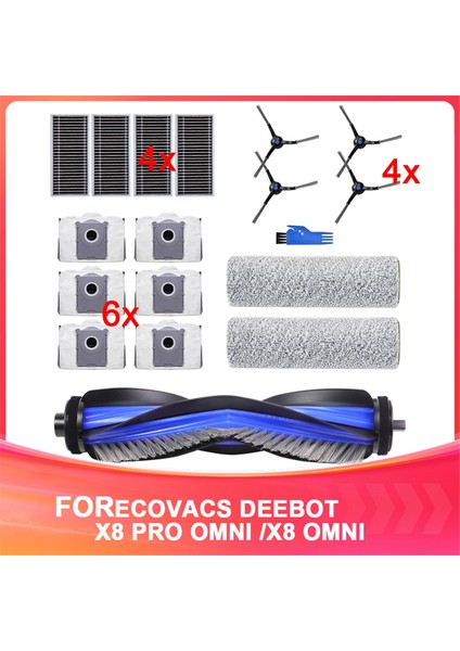 Ecovacs Deebot X8 Pro Omni /x8 Omni Elektrikli Süpürge Aksesuarları, (Yurt Dışından)