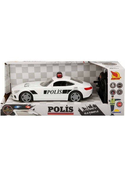 Bfs Nessiworld 20357 Uzaktan Kumandalı Suncon Işıklı Polis Arabası 21 cm