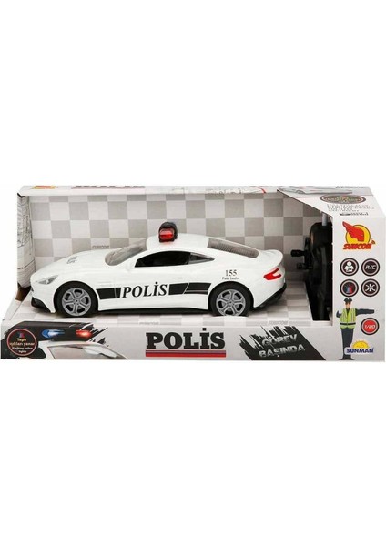 Bfs Nessiworld 20357 Uzaktan Kumandalı Suncon Işıklı Polis Arabası 21 cm fırsatları