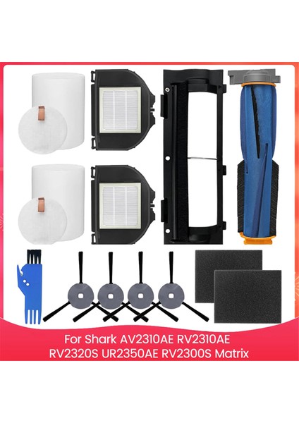 Roborock SAROS10 Için S9MAXV Ultra Vakum Temizleyici Aksesuarları Ana Fırça, Yan Fırça Toz Torbası Değiştirme Paket Fırçası (Yurt Dışından)