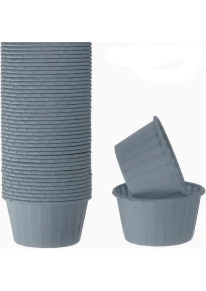 Cupcake/muffin /suffle Kek Kapsülü Açık Mavi 50 Li