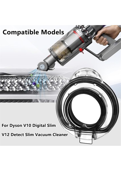 Dyson V10 Digital Slim / V12 Slim Elektrikli Süpürge Aparatları Için Toz Haznesi Kapağı (Yurt Dışından) indirimleri