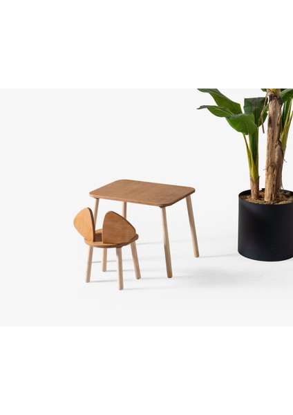 Montessori Mickey Çocuk Sandalyesi Kontra (Masasız)