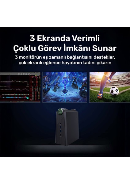 Momentum DS-R5.66H005 Ryzen5 6600H 16GB 512SSD FreeDOS Mini PC indirimleri