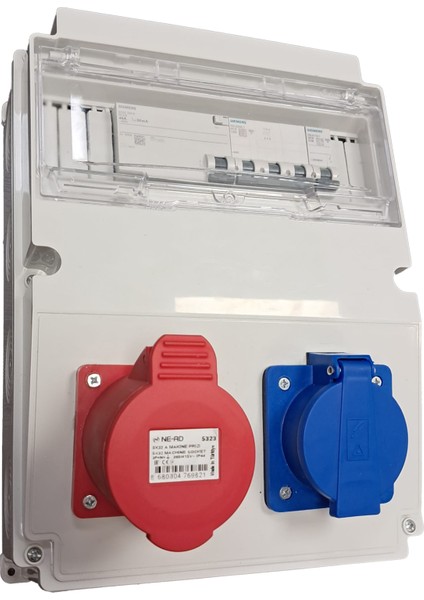 Araç Sarj Kombinasyon Kutusu - Trifaze