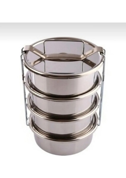 4 Bölmeli Taşınabilir Sefer Tası