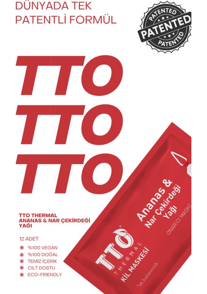 Thermal Ananas ve Nar Çekirdeği Yağ Içeren Kil Maskesi indirimleri
