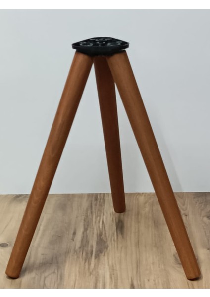 41 cm Açık Meşe Ahşap Konik Mobilya Ayağı – 3’lü Set | Masa, Sandalye, Sehpa Uyumlu | Bağlantı Aparatı ve Vidalar Dahil