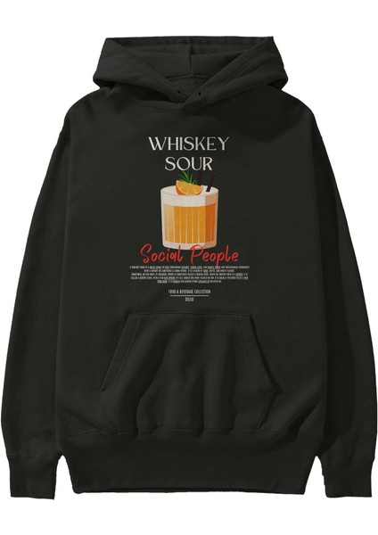 sour kokteyl ön baskılı hoodie oversize kapüşonlu sweatshirt erkek kadın fiyatları
