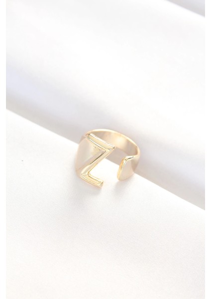 Bfs Z Harfli Altın Renk Ayarlanabilir Yüzük fiyatları