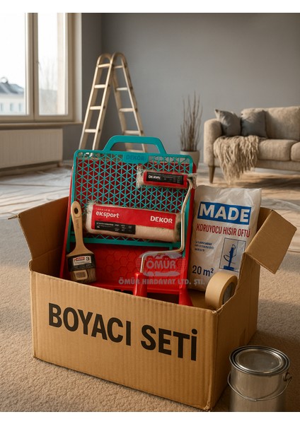 Boyacı Set - 7 Parçalı Profesyonel Pratik Set
