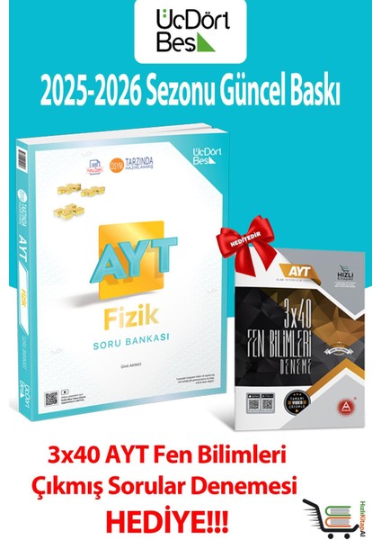 -AYT Fizik 2026 Model Soru Bankası Seti Hediyeli! fiyatları