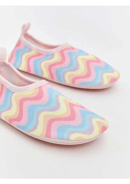 Lcw Steps Karişik Desenli Kız Bebek Deniz Ayakkabısı modelleri