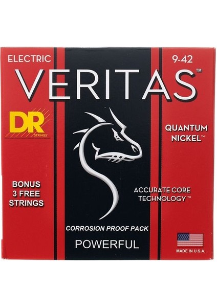 Vte-9 Veritas Elektro Gitar Teli (Light 9-42)