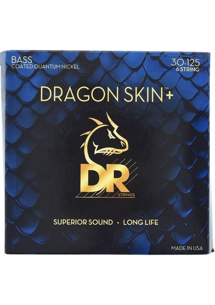 Dbq6-30 Dragon Skin+ Quantum Nickel 6 Telli Bas Gitar Teli (Me