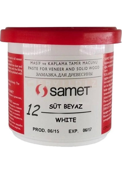 Samet Süt Beyaz Tamir Macunu 200 gr fiyatları
