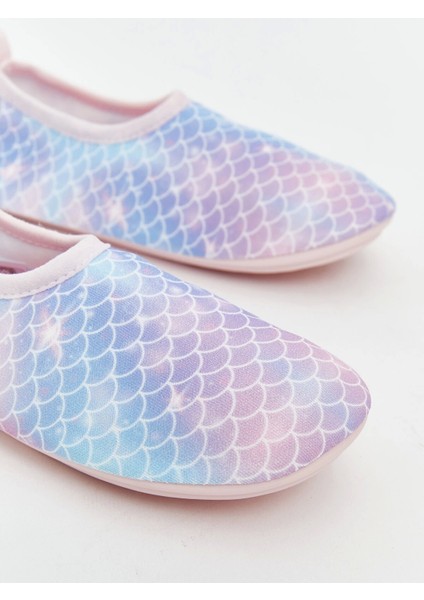 Lcw Steps Mavi Desenli Kız Bebek Deniz Ayakkabısı modelleri