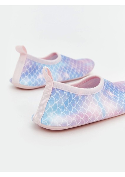 Lcw Steps Mavi Desenli Kız Bebek Deniz Ayakkabısı indirimleri