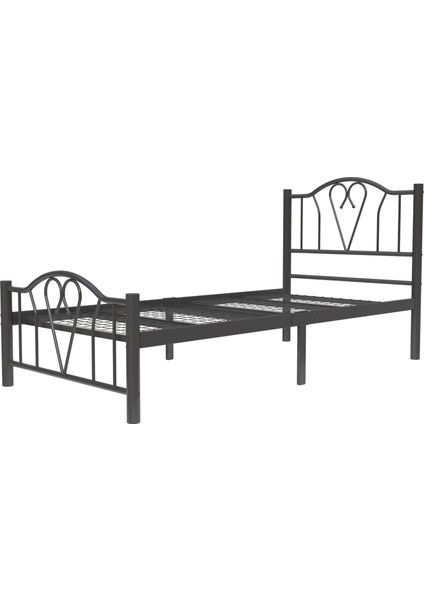 Orkide Tek Kişilik Ferforje Metal Karyola