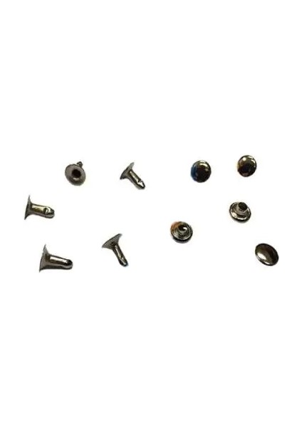 Rivet Perçin - 7mm, Nikel, 1000 Adet