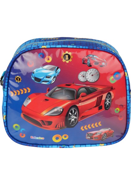 Kabartmalı Araba Figürlü Pullu 3'Lü İlkokul Çantası Beslenme Kalemlik Seti 1370 indirimleri