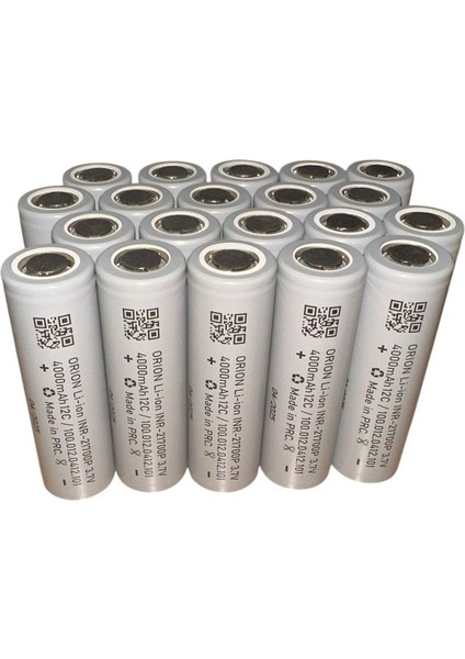 21700 3.7V 4000 Mah 12C Li-Ion Pil - 20 Adet fiyatları
