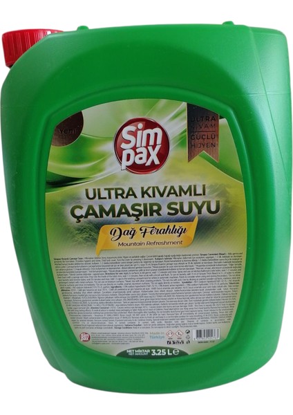 Ultra Kıvamlı Çamaşır Suyu 3. 25 L