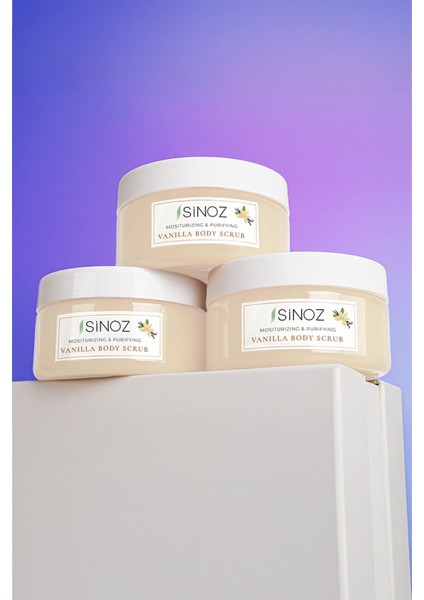 Arındırıcı ve Nemlendirici Vücut Peelingi - Vanilya 300 gr