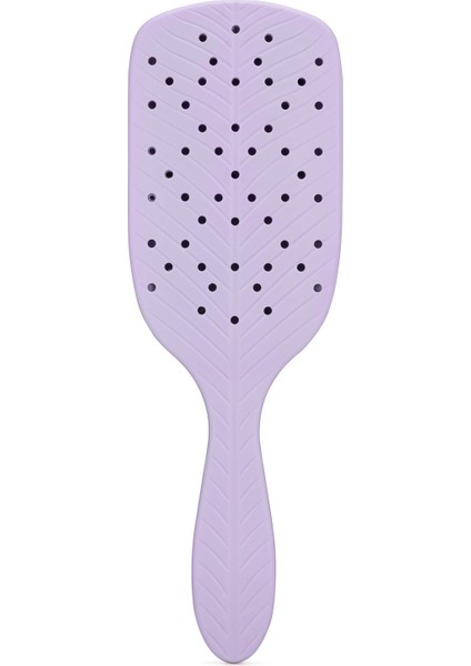 Go Green Paddle Detangler Kalın Telli Saçlar Için Geniş Saç Fırçası Lila modelleri