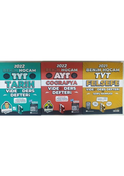 Benim Hocam Yayınları Ayt Coğrafya+Tyt Tarih+Tyt Felsefe Ders Notları