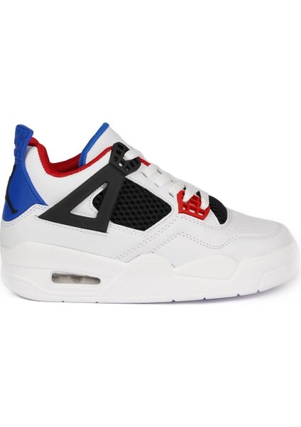 Cırtlı Beyaz Ortopedik Air Taban Sneaker Çocuk Spor Ayakkabı