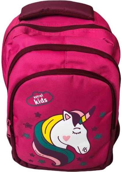 3 Gözlü Ilkokul Çantası Beslenmeli Takım Su Geçirmez Full Astarlı Unicorn fiyatları