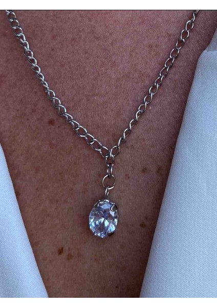 Zirkon Taşlı Kolye fiyatları