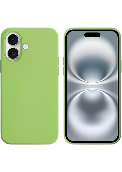Apple iPhone 16 Plus 6.7'' Liquit Lansman Silikon Yeşil