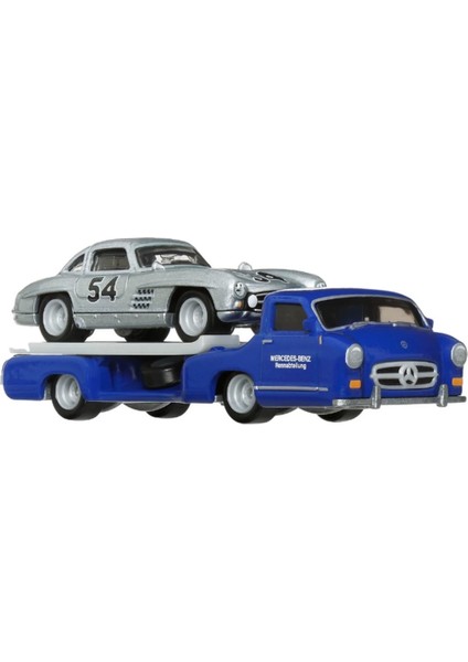 Bfs Hot Wheels Team Transport Mercedes Benz 300 Sl 55 Blaues Wund HRV48