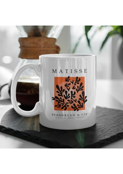 Henri Matisse Desen Porselen Kupa Bardak, 300ML, Tabloe