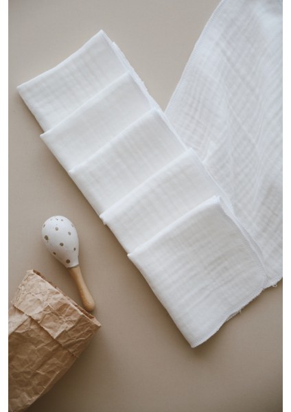 4kat Müslin 6lı 25*25 Ağız Mendili modelleri