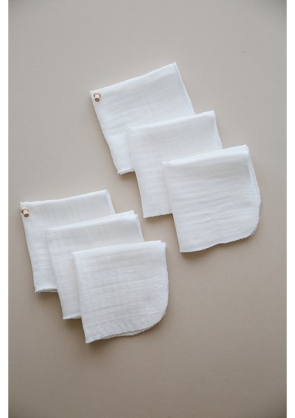 4kat Müslin 6lı 25*25 Ağız Mendili indirimleri