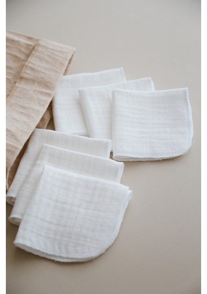 4kat Müslin 6lı 25*25 Ağız Mendili